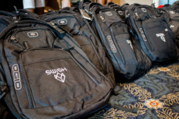 Backpacks at JR Smith's 12th Charity Golf tournament