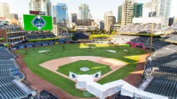 The Links at Petco Park over home plate